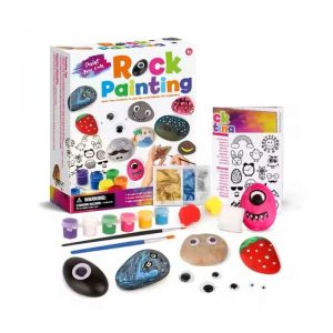 Education Stem Colorful DIY Crafts Wholesale Non-toxic Art Painting Stone Creative Diy Toy Rock Painting Kits for Kids